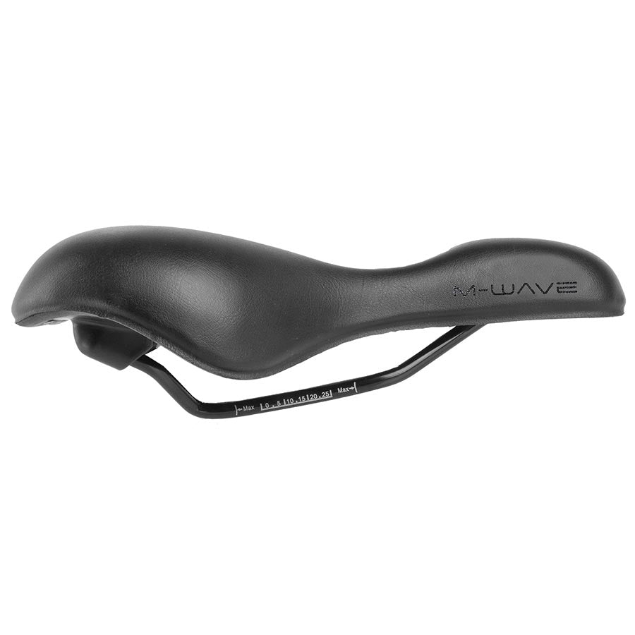Bike Saddle M-Wave Tour IV 260 x 186mm, 451g, Black