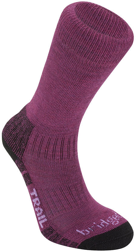 Bridgedale Trail Lightweight Hiking Socks - Women's Pink, Large