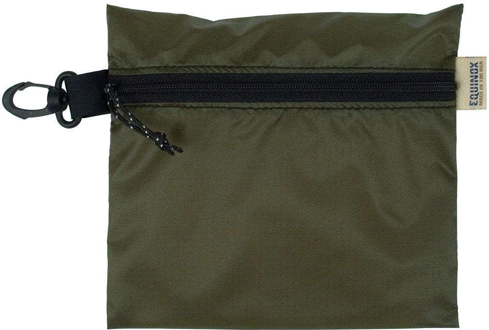 Equinox Ultralight Marsupial Pouches - 6" x 7" Green Organizer Set for Outdoor Adventures