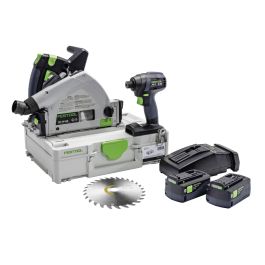 Festool Cordless Impact Driver & Track Saw Combo Kit TID 18 + TSC 55 K 577118