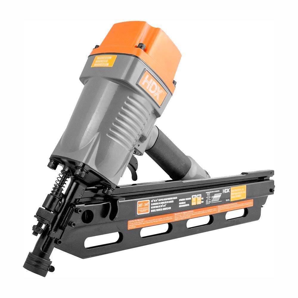 34° Corded Pneumatic Clipped Head Framing Nailer