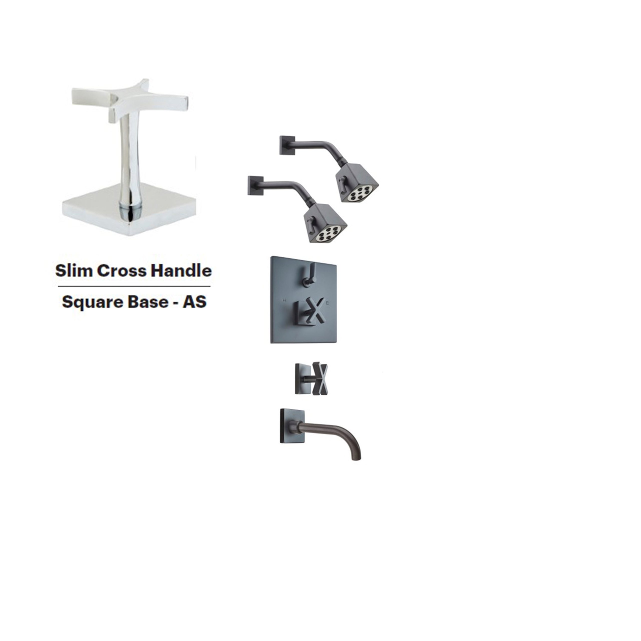 Sigma 60.ASS Model 60 Square E-Mini Thermo With Slim Cross Handle Square Base