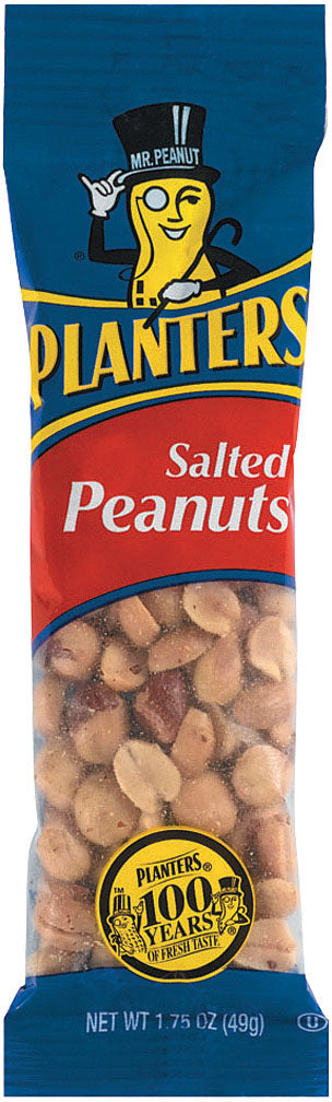 Planters Peanuts 1.75 Oz - Perfect Snack Size for On-the-Go!