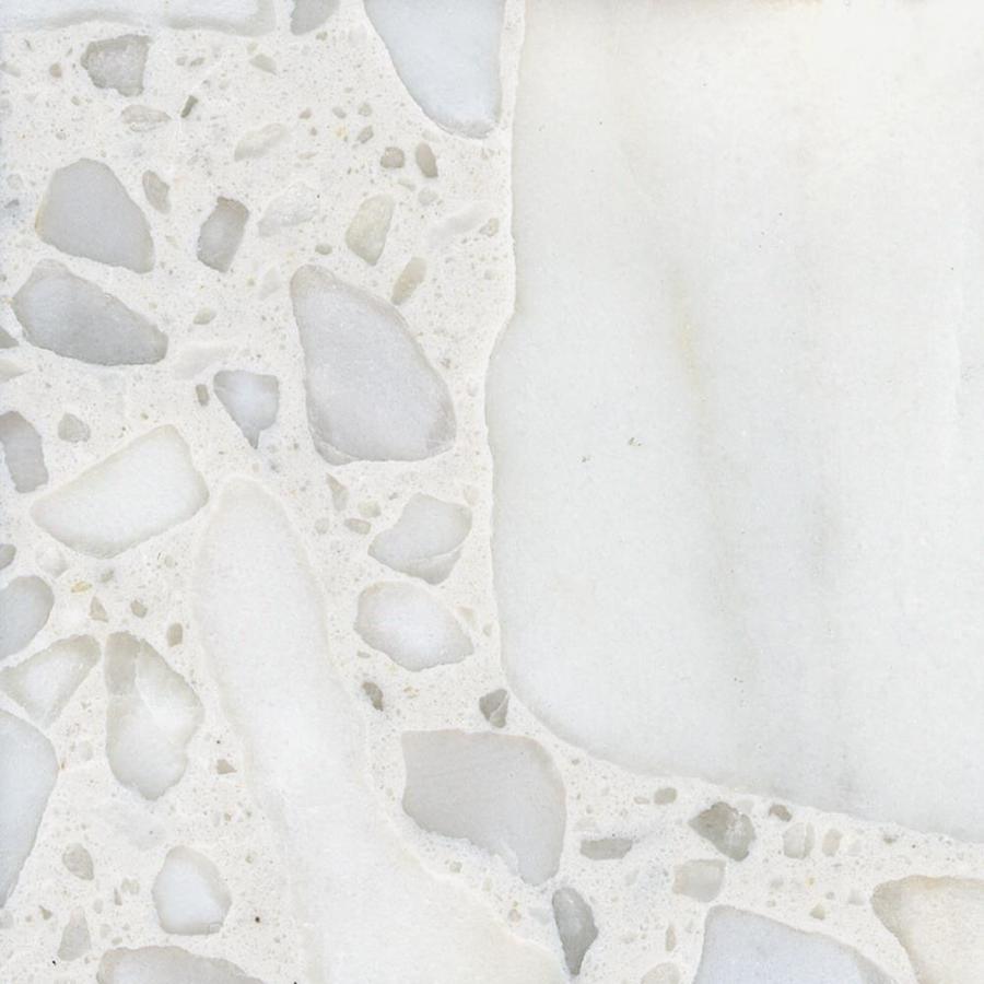 Transolid 31-in Crystal Sands Natural Marble Single Sink Bathroom Vanity Top