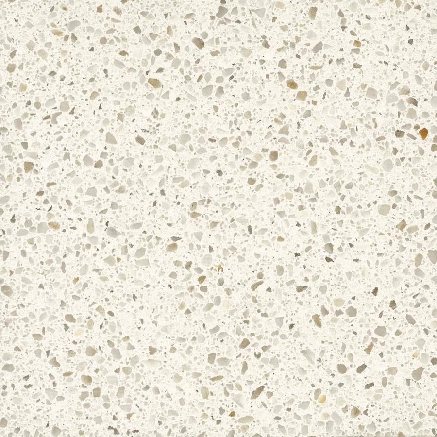 Transolid 37-in Milan White Quartz Single Sink Bathroom Vanity Top