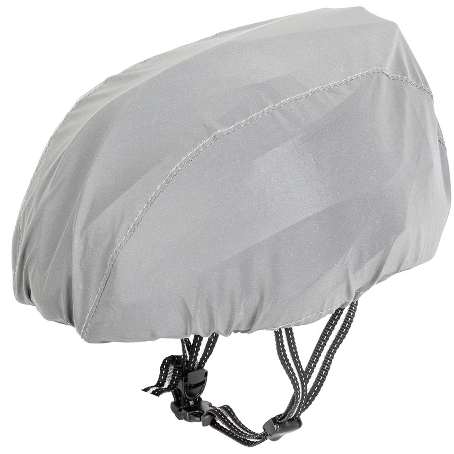 M-Wave Helmet Cover Water resistant, Full reflective fabric, Silver