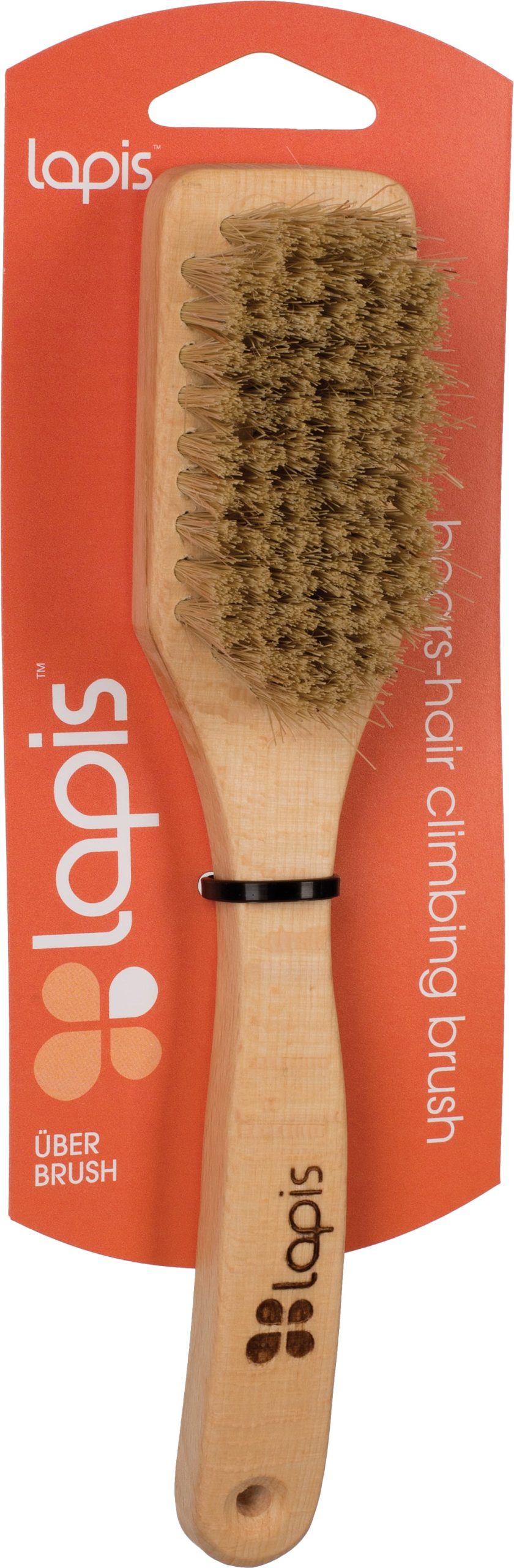 Lapis Uber Boar's Hair Brush Set with Bom Chalk - Premium Quality for Ultimate Styling