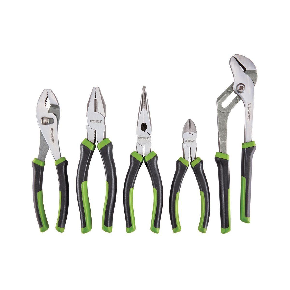 Pliers Set with Comfort Grips, 5 Pc.