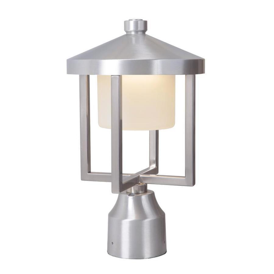 Craftmade Alta 9-Watt 12.5-in Satin Aluminum Transitional Post Light