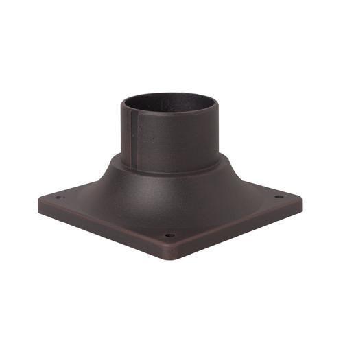 Craftmade Pole Adapter Cast-Watt 3.13-in Rust Traditional Pier Mount
