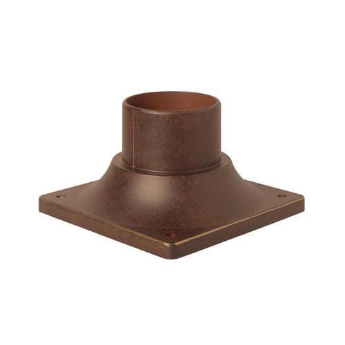 Craftmade Pole Adapter Cast-Watt 3.13-in Aged Bronze Textured Traditional Pier Mount