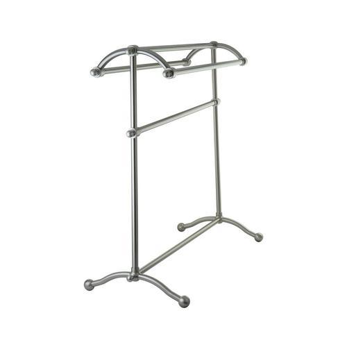 Elements of Design Vintage Satin Nickel Freestanding Towel Rack