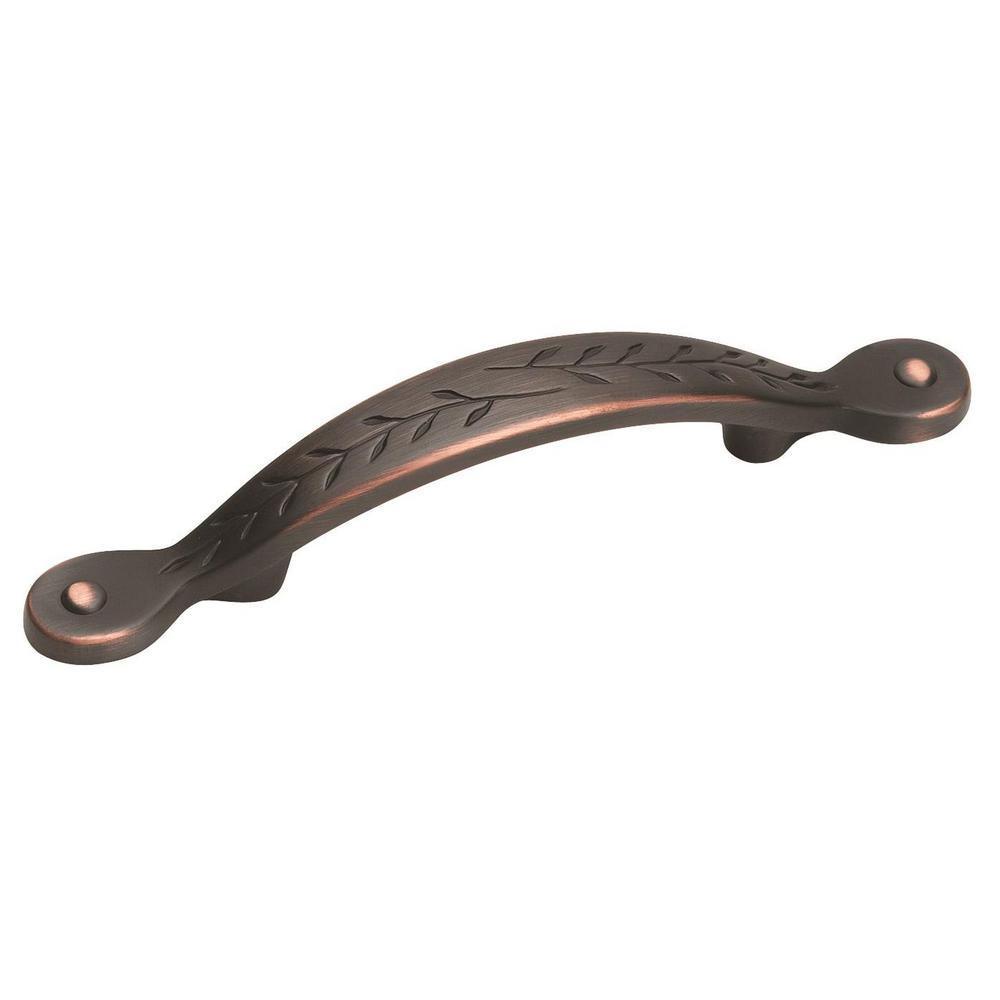Nature's Splendor 3 in (76 mm) Center-to-Center Oil-Rubbed Bronze Cabinet Drawer Pull