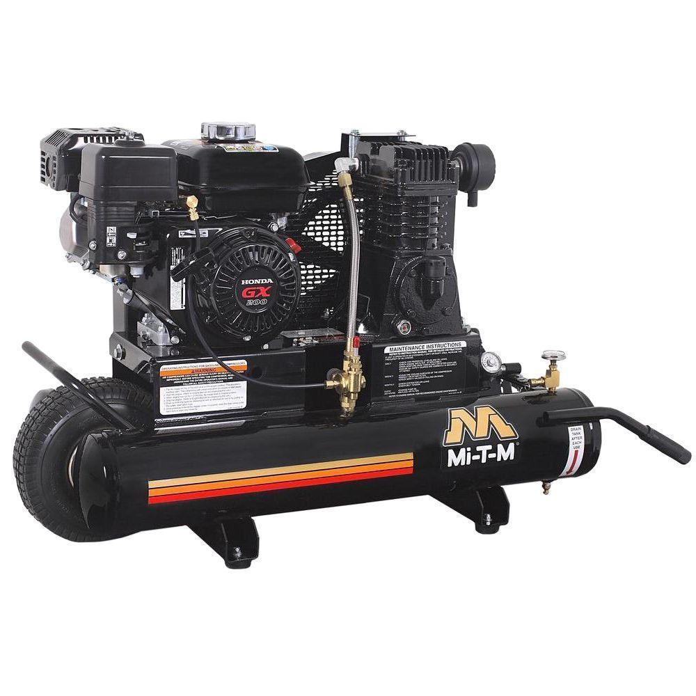 8 Gal. 6.5 HP Honda Portable Wheel Barrow Air Compressor