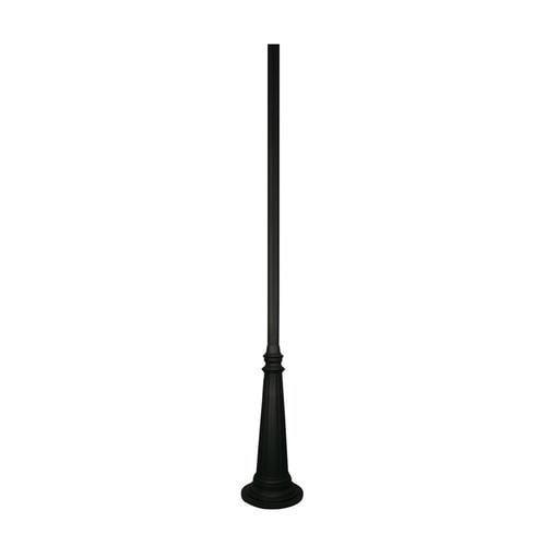 Z-Lite 121.5-in Black Transitional Pole