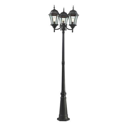 Z-Lite 3-Light Wakefield Outdoor Post Mount Light