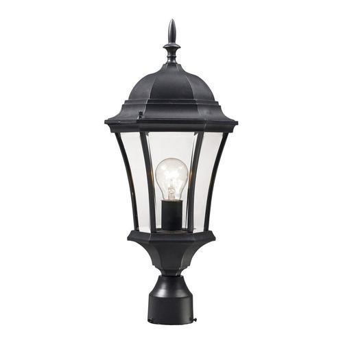 Z-Lite Wakefield 100-Watt 22-in Black Traditional Post Light