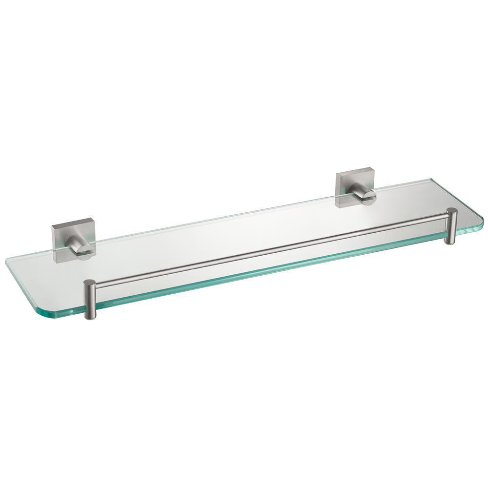Ventus 20 in. Bathroom Shelf in Brushed Nickel