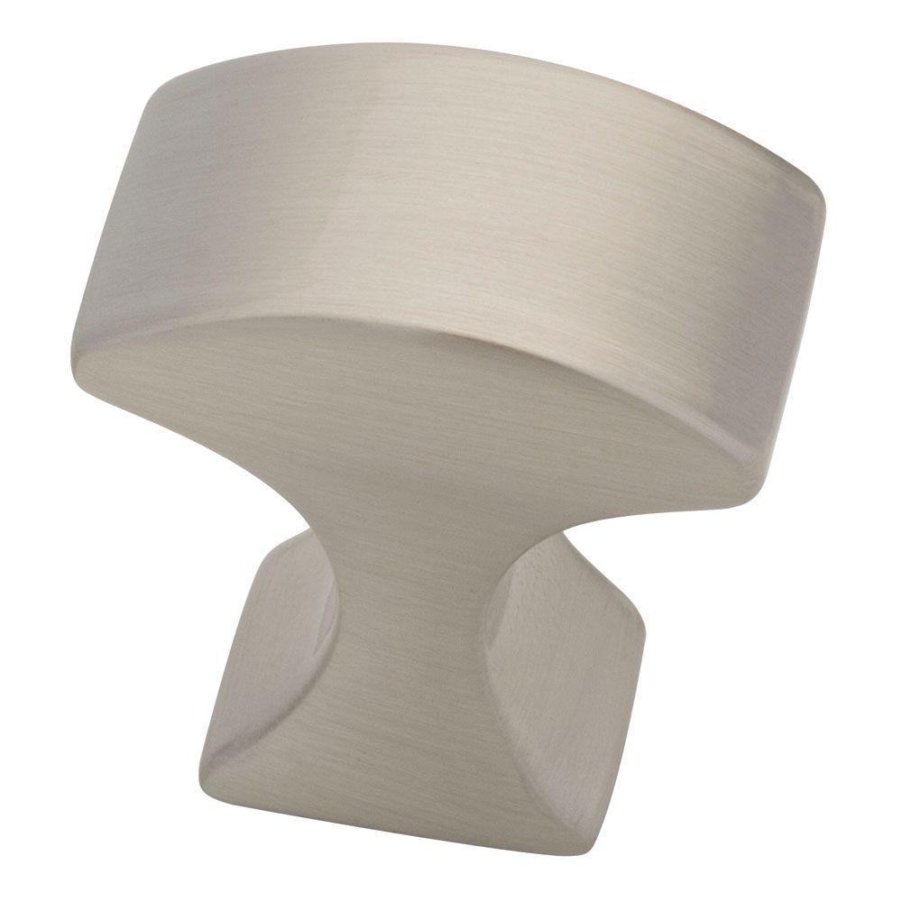 Decca 1 in. (26 mm) Satin Nickel Cabinet Knob