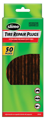 Slime Extra-Long Black Tire Repair Strings 7-1/4" (Pack of 50) (20143)