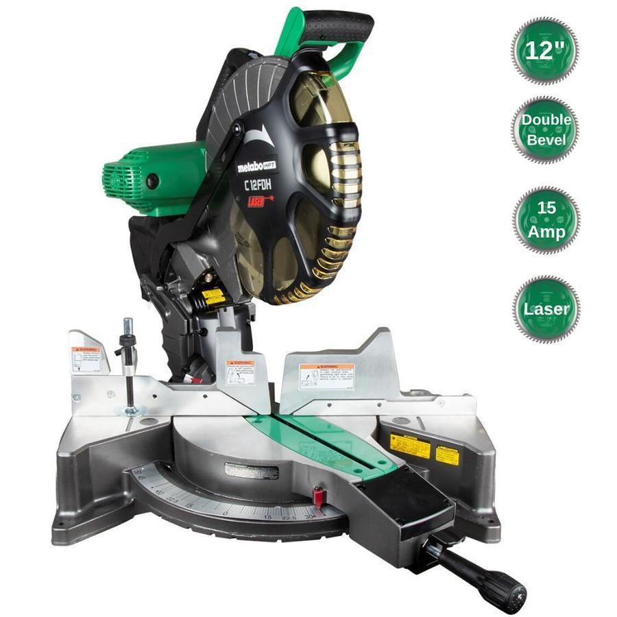 Metabo HPT (was Hitachi Power Tools) 12-in 15-Amp Dual Bevel Compound Corded Miter Saw