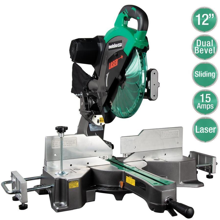 Metabo HPT (was Hitachi Power Tools) 12-in 15-Amp Dual Bevel Sliding Compound Corded Miter Saw