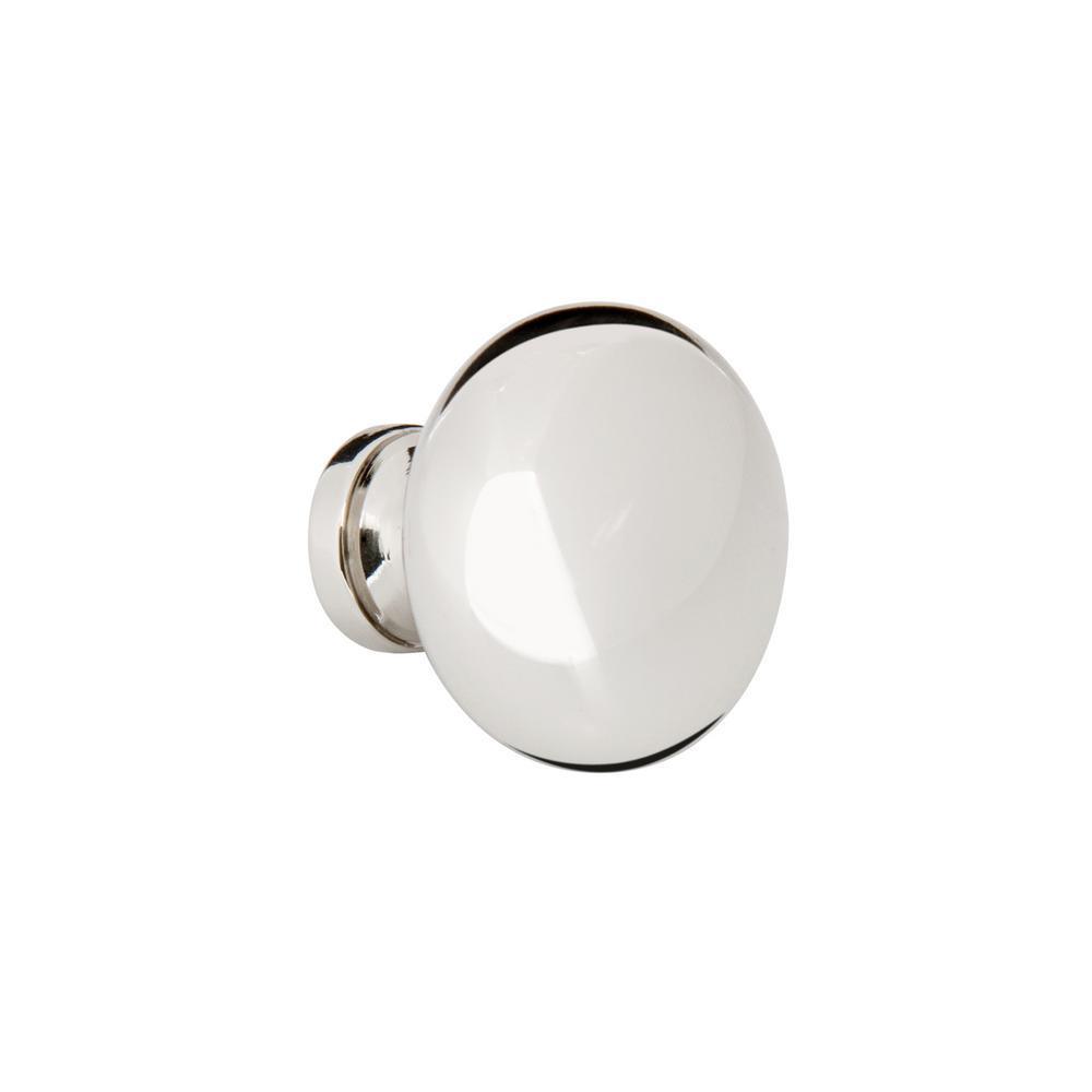 Jackson 1-1/4 in. Polished Nickel Mushroom Cabinet Knob