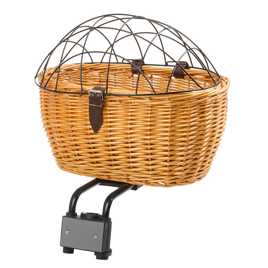 Front Bike Basket M-Wave BA Pet or Rear, 29.5x43x22cm, Tan