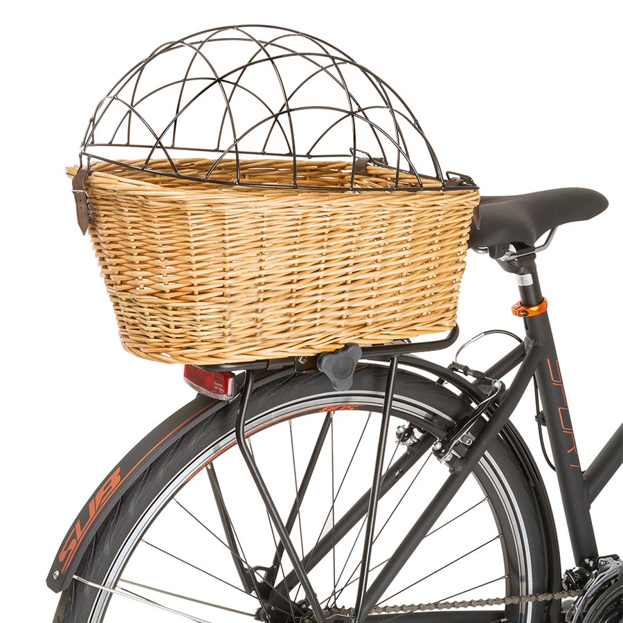 Bike Basket M-Wave Carrier Top Pet with metal mesh top