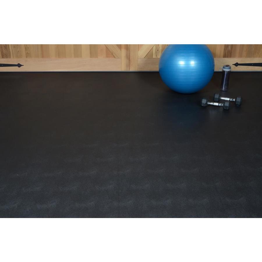 G-Floor Levant 8-1/2-ft x 22-ft Midnight Black Leather Garage Floor Roll
