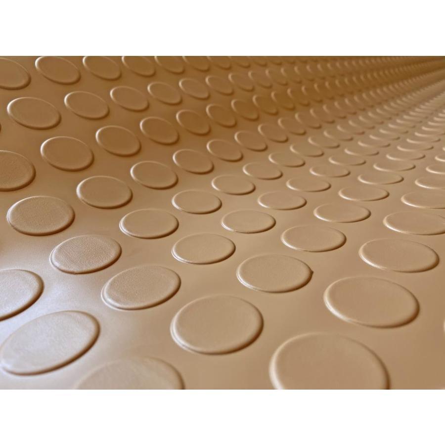 G-Floor Coin 5-ft x 10-ft Sandstone Raised Coin Garage Floor Roll