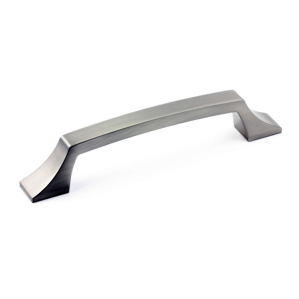 5-1/16 in. (128 mm) Center-to-Center Brushed Nickel Transitional Drawer Pull