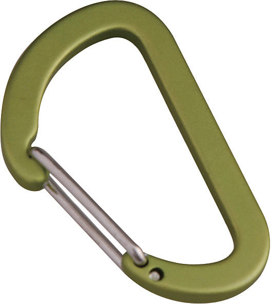 Munkees Flat Wiregate D Carabiner - Lightweight and Durable 4 x 40 mm Carabiner