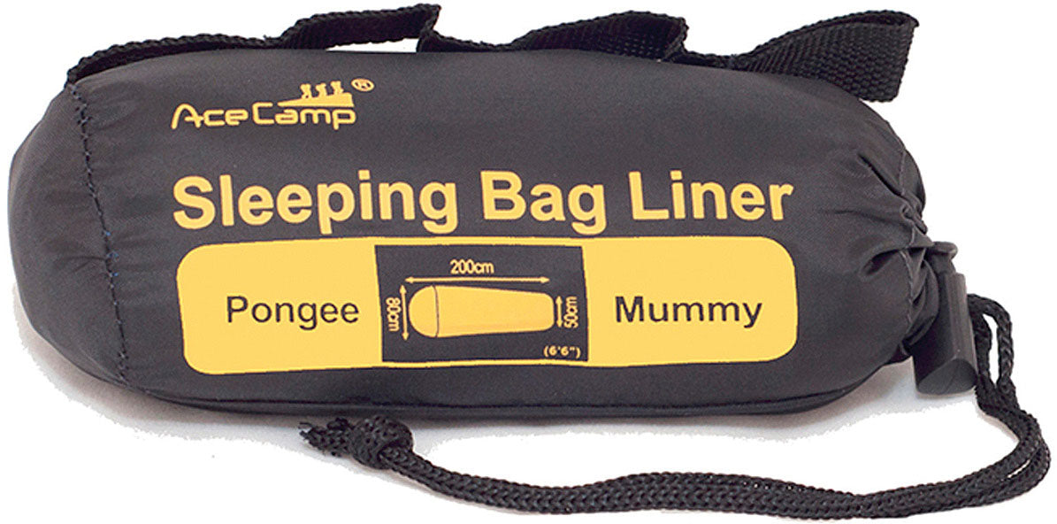 Acecamp Pongee Sleeping Bag Liner: Mummy Style for Ultimate Comfort and Hygiene