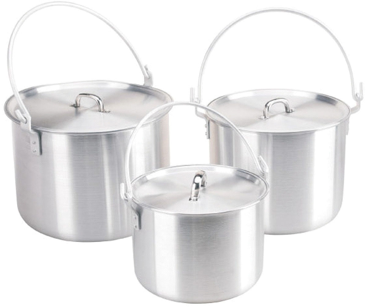 Acecamp Aluminum Tribal Pots Set - 4L, 8L, 12L Cookware Kit for Outdoor Cooking