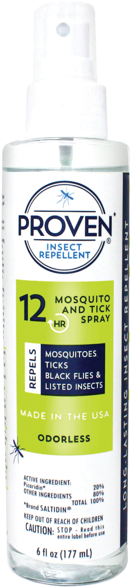 Proven 12 Hour Odorless Insect Repellent Spray - 6 oz