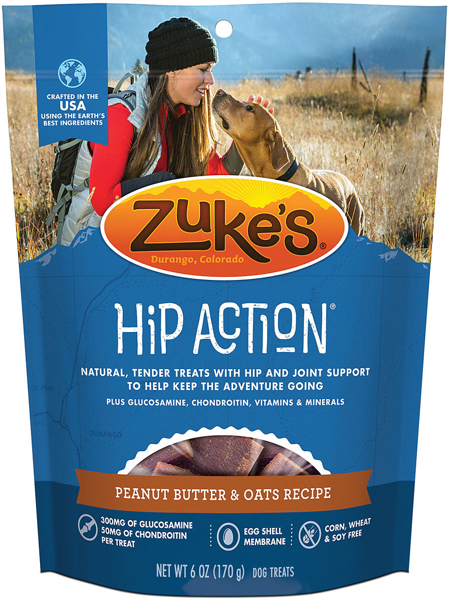 Zuke's Hip Action Peanut Butter Morsels - 6 oz Dog Treats