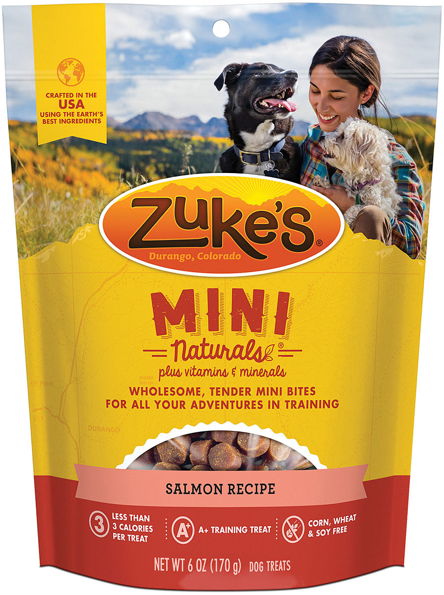Zuke's Mini Naturals Salmon Dog Treats - 6 oz Bag