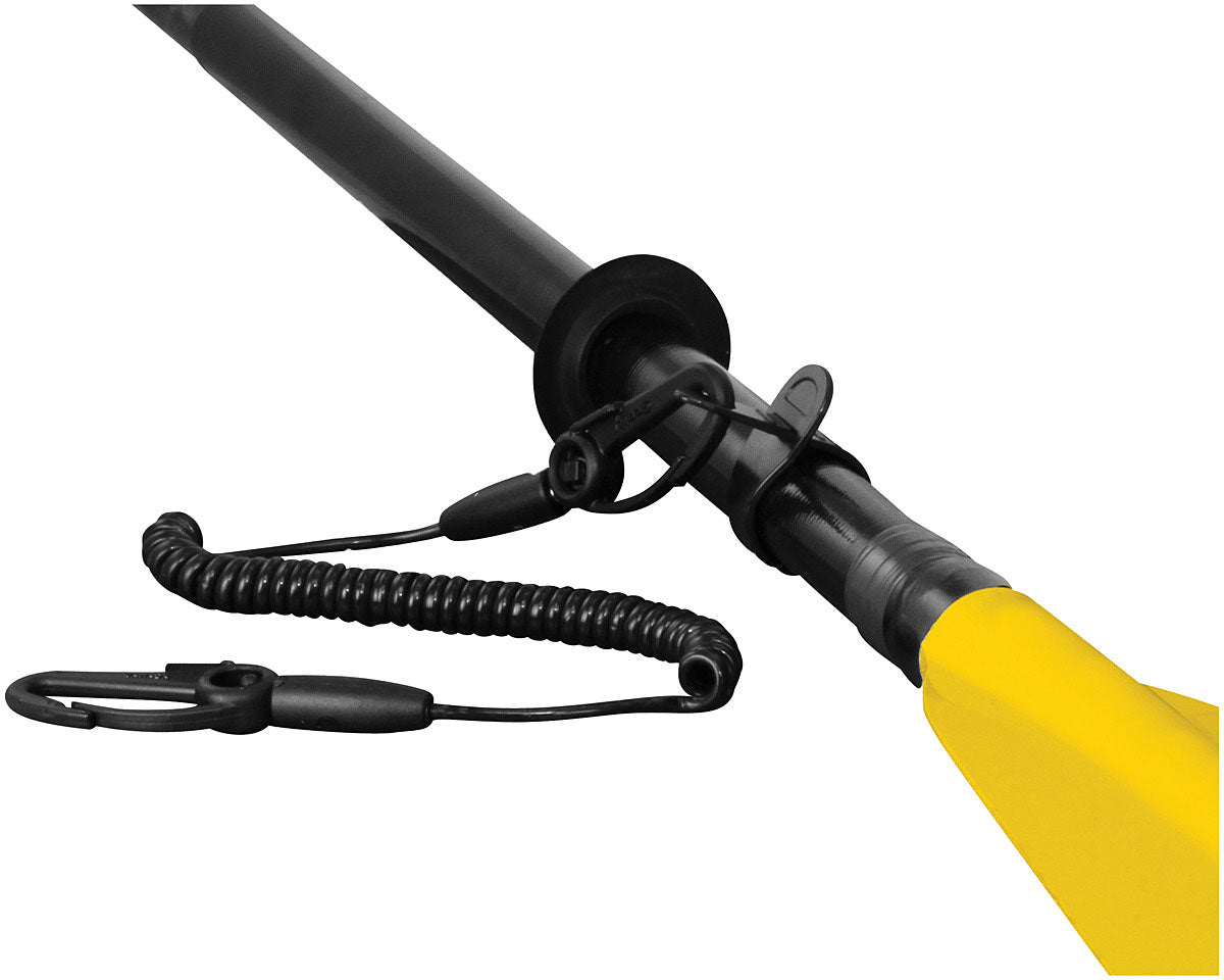 Scotty Safety Leash with Flexcoil - Black