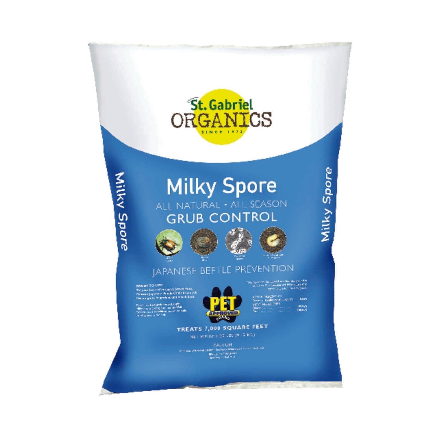 St. Gabriel Organics Milky Spore Granular Organic Granules Grub and Insect Control 20 lb