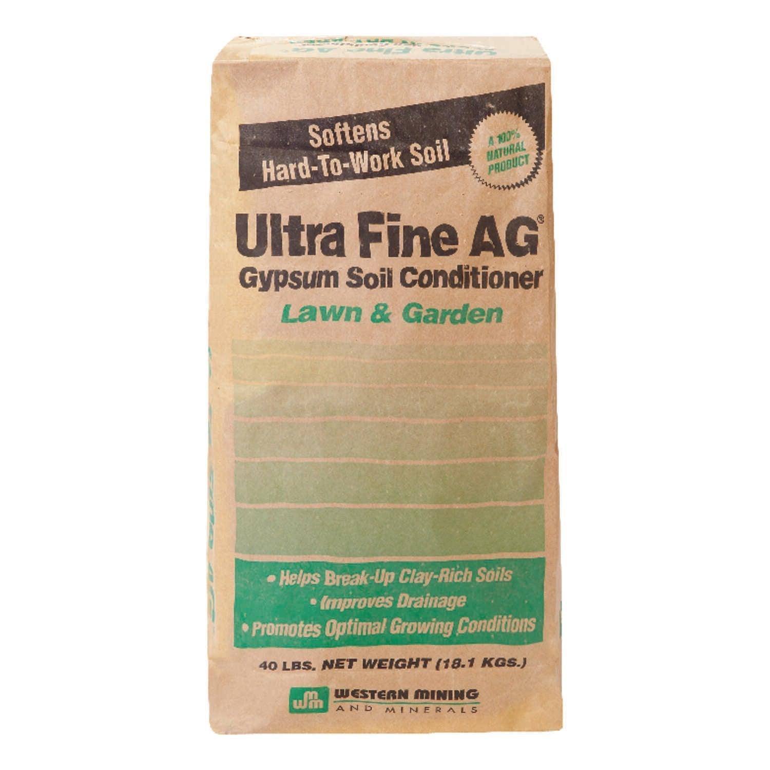 Western Mining and Minerals Organic Lawn and Garden Gypsum 40 lb