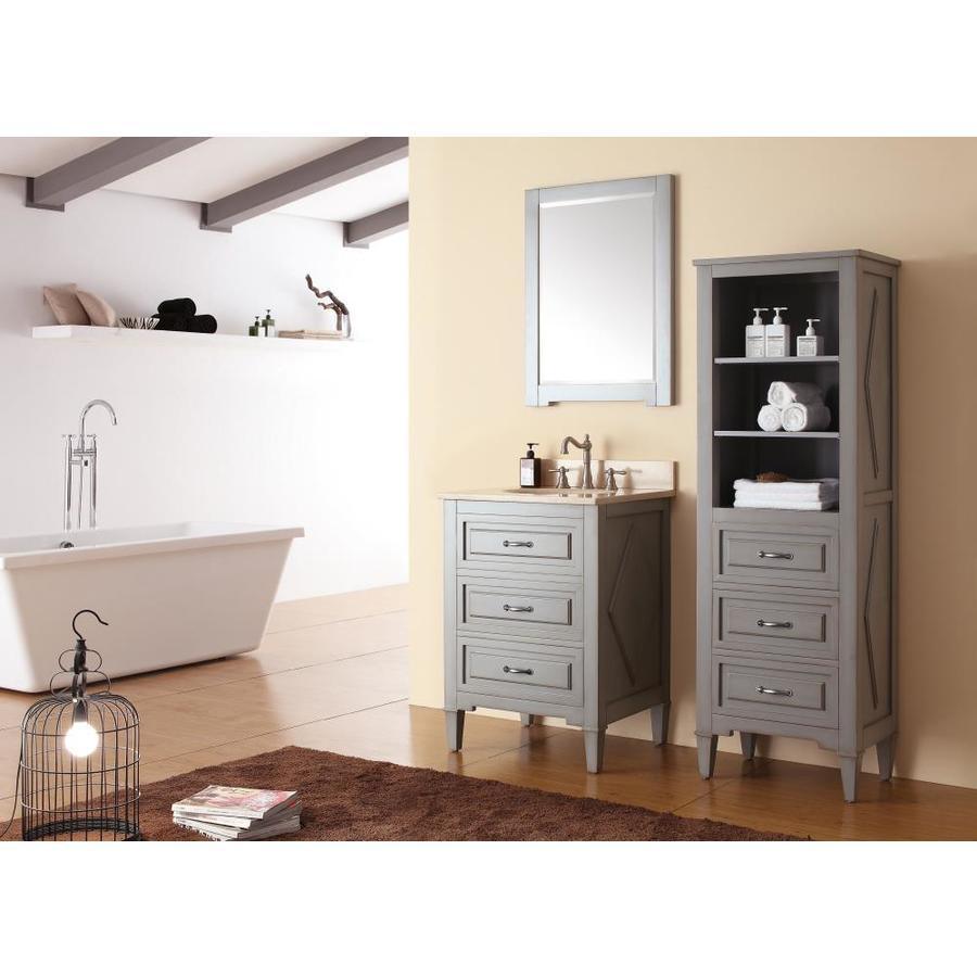 Avanity Kelly 24-in Grayish Blue Bathroom Vanity Cabinet