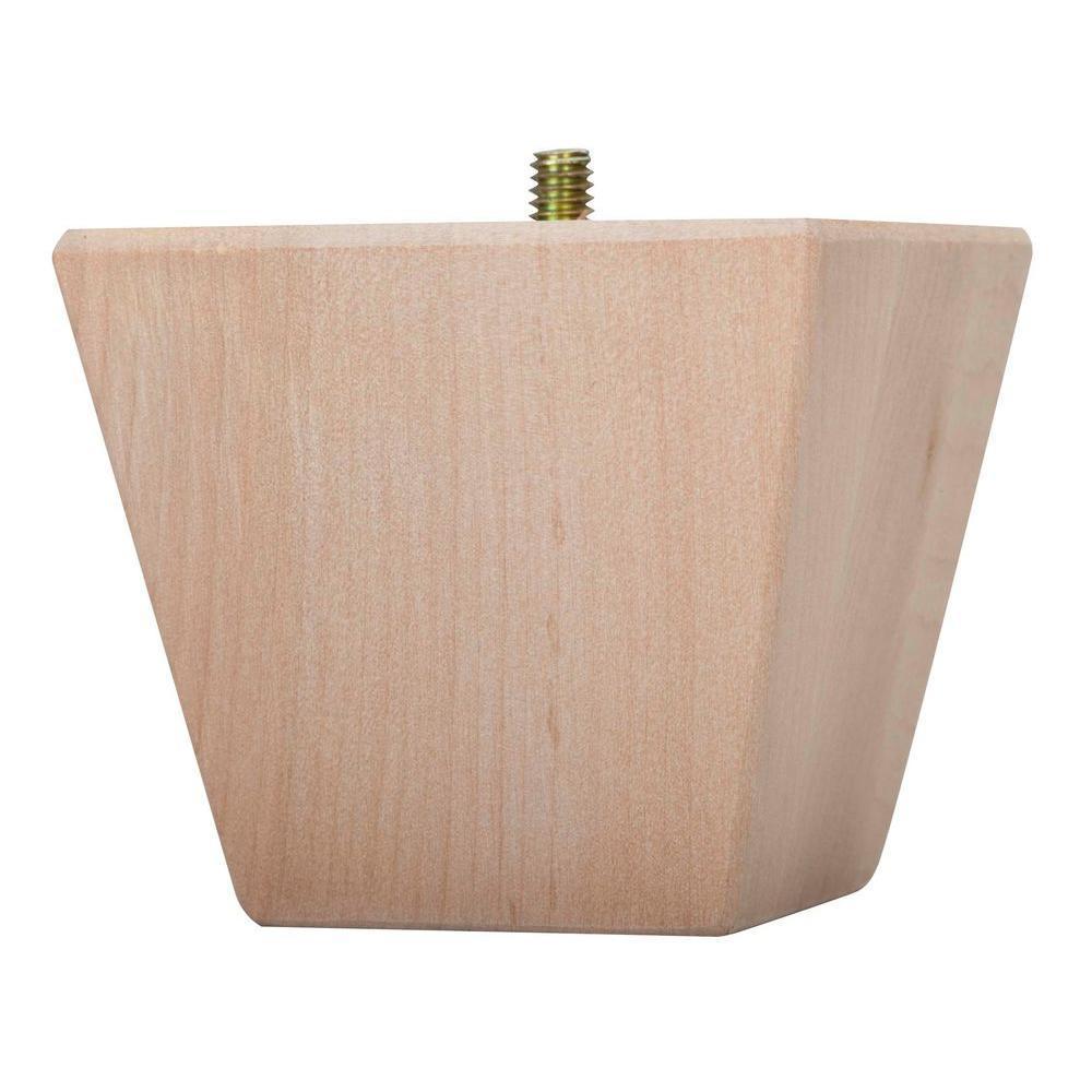 3-1/2 in. x 3 in. Contemporary Bun Foot