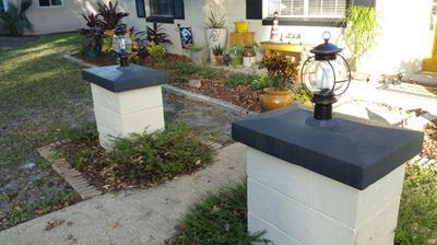 Portfolio Caliburn 1-Watt 15.25-in Oil Rubbed Bronze Transitional Post Light