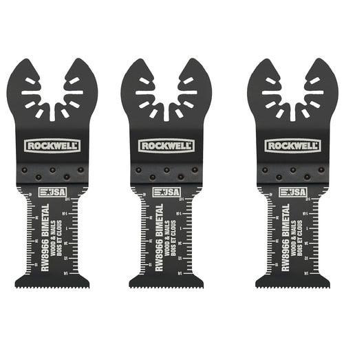 ROCKWELL Sonicrafter 3-Pack Bi-Metal Oscillating Tool Blade