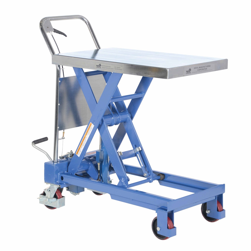 Vestil CART-750-TS Single Hydraulic Cart 750 Lb