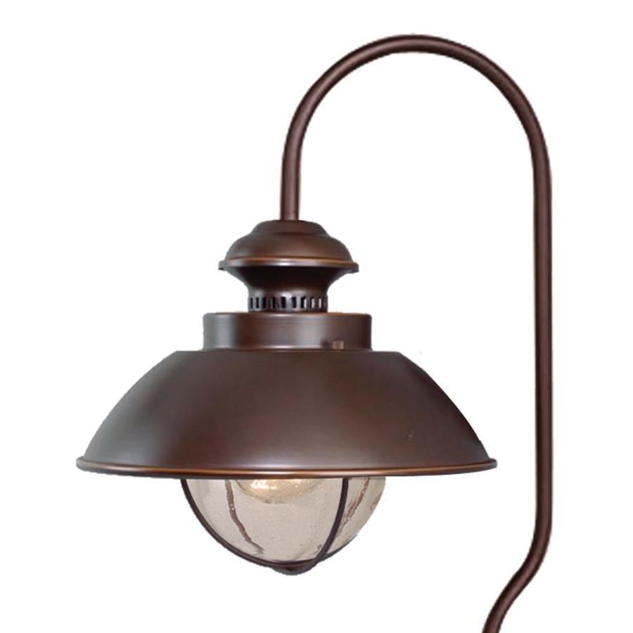 Cascadia Nautical 20.5-in H Burnished Bronze Post Light