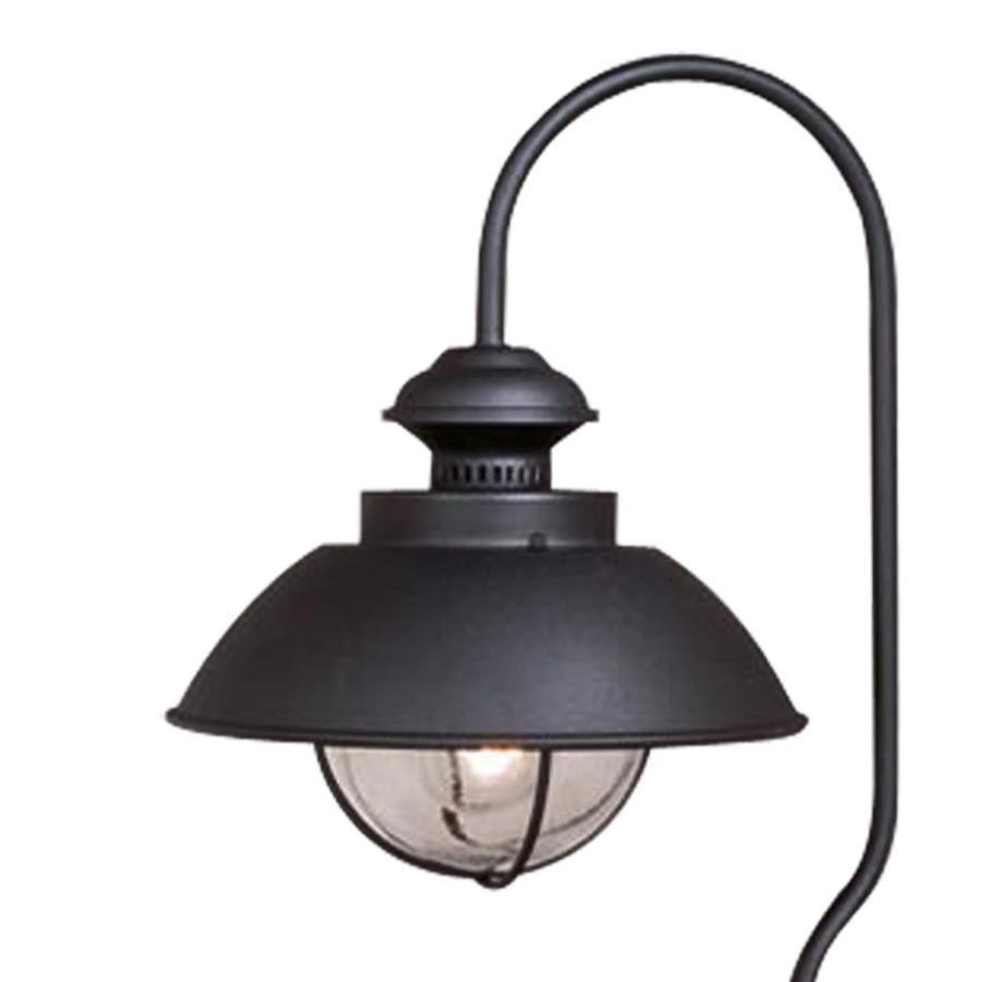 Cascadia Nautical 20.5-in H Textured Black Post Light