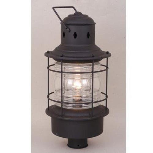 Cascadia Hyannis 150-Watt 23-in Textured Black Coastal Post Light