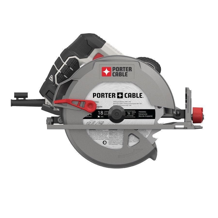 PORTER-CABLE 15-Amp 7-1/4-in Corded Circular Saw with Magnesium Shoe